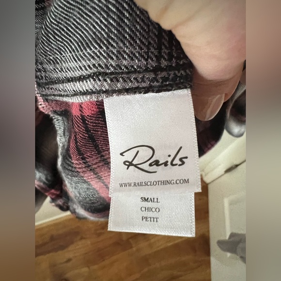 RAILS Hunter Plaid Shirt Black Taffy - Picture 6 of 8